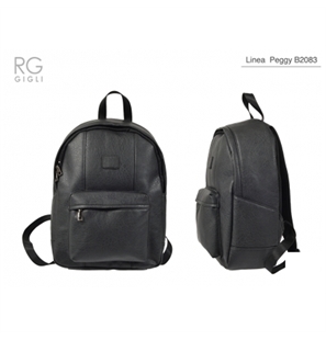 ROMEO GIGLI ZAINO PEGGY UOMO IN ECOPELLE NERO - 8059519174155-1 - 8059519174155-1