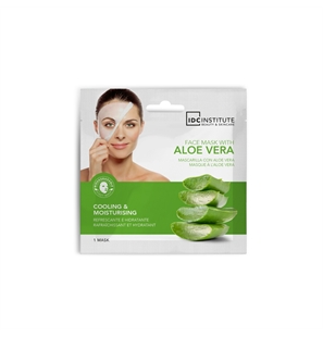 IDC INSTITUTE SKINCARE ESSENTIALS MASCHERA VISO MONOUSO ALL'ALOE VERA 22GR - 5872-1 - 8436025306254-1