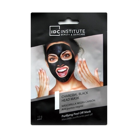 IDC INSTITUTE SKINCARE ESSENTIALS MASCHERA VISO MONOUSO NERA 15GR - 3451-1 - 8436025308548-1