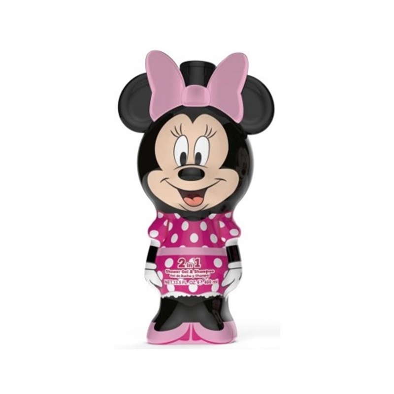 DISNEY MINNIE MOUSE 2D SHOWER GEL E SHAMPOO 400ML