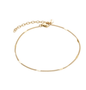 BRAND GIOIELLI MARGARITA CAVIGLIERA CATENA PRESSATA FINISH DORATO - 14AL028G-1 - 14AL028G-1