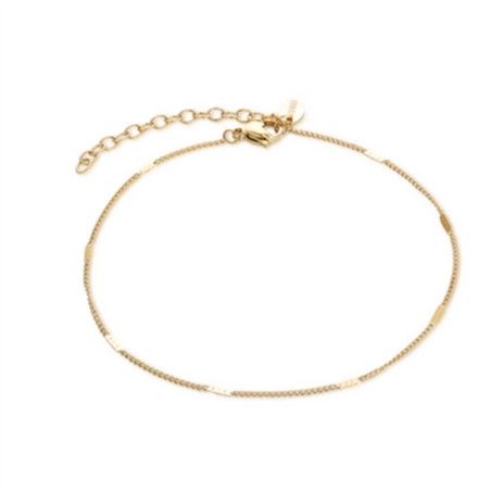 BRAND GIOIELLI MARGARITA CAVIGLIERA CATENA PRESSATA FINISH DORATO - 14AL028G-1 - 14AL028G-1