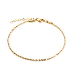 BRAND GIOIELLI MARGARITA CAVIGLIERA CATENA CORA FINISH DORATO - 14AL031G-1 - 14AL031G-1