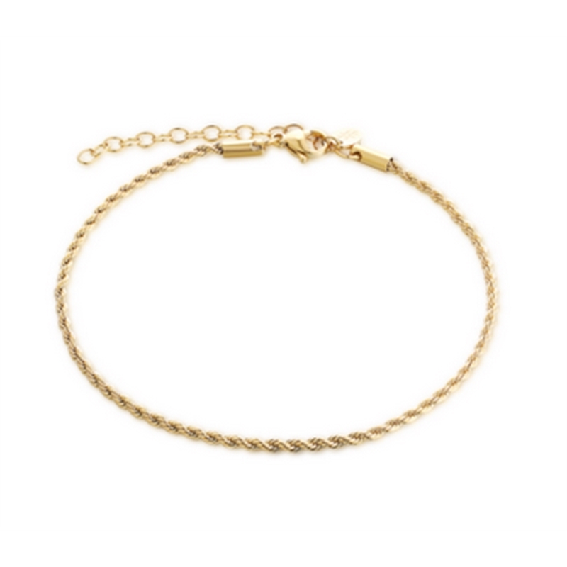 BRAND GIOIELLI MARGARITA CAVIGLIERA CATENA CORA FINISH DORATO