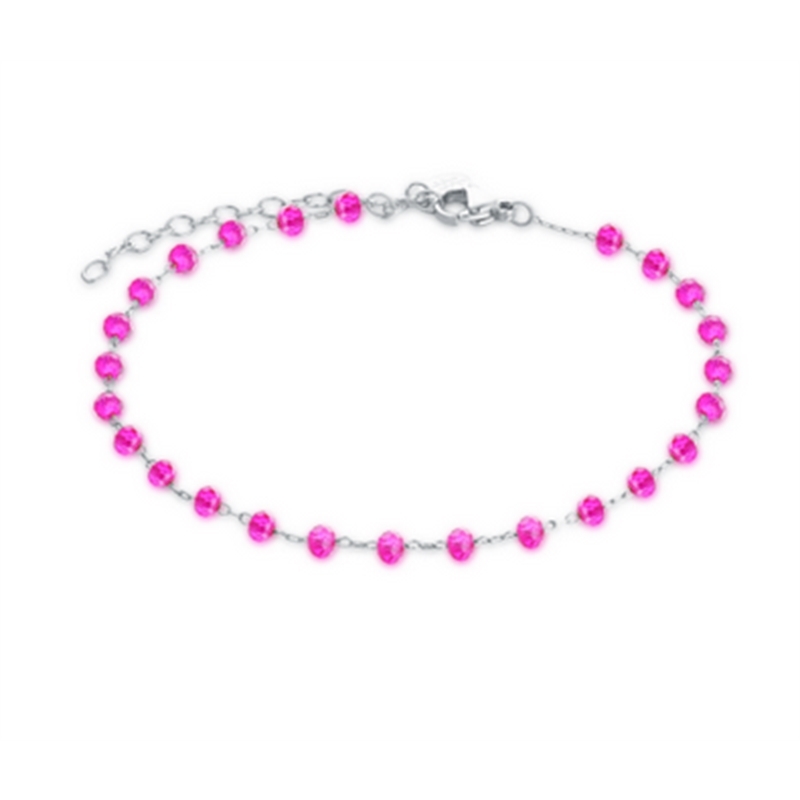 BRAND GIOIELLI MARGARITA CAVIGLIERA CON CRITALLI FUXIA BRAND GIOIELLI MARGARITA CAVIGLIERA CON CRITALLI FUXIA