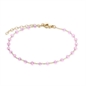 BRAND GIOIELLI MARGARITA CAVIGLIERA DORATA CON CRITALLI ROSA BRAND GIOIELLI MARGARITA CAVIGLIERA DORATA CON CRITALLI ROSA