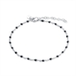 BRAND GIOIELLI MARGARITA CAVIGLIERA SMALTO NERO BRAND GIOIELLI MARGARITA CAVIGLIERA SMALTO NERO