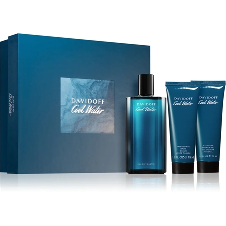 DAVIDOFF COOL WATER EDT U. 125ML + SG 75ML + ASB 75ML - 3616304197437-1 - 3616304197437-1