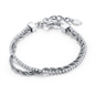 BRAND GIOIELLI CRYSTAL BRACCIALE TENNIS 2MM CON CATENA CORDA BRAND GIOIELLI CRYSTAL BRACCIALE TENNIS 2MM CON CATENA CORDA