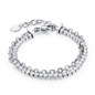 BRAND GIOIELLI CRYSTAL BRACCIALE TENNIS 3MM CON CATENA FLOWER BRAND GIOIELLI CRYSTAL BRACCIALE TENNIS 3MM CON CATENA FLOWER
