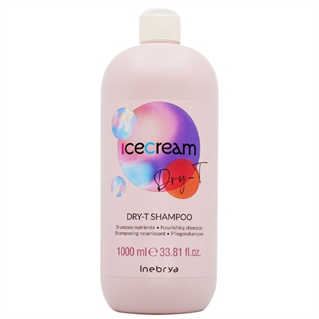 INEBRYA DRY-T SHAMPOO NUTRIENTE PER CAPELLI SECCHI, CRESPI E TRATTATI 1000 ML - 8033219162995-1 - INSHLAT1000-1