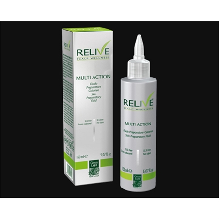 RELIVE MULTI ACTION FLUIDO PREPARTORE CUTANEO 150 ML GREEN LIGHT - GLFLUMULTFUNZ-1 - GLFLUIDMULTACT150-1