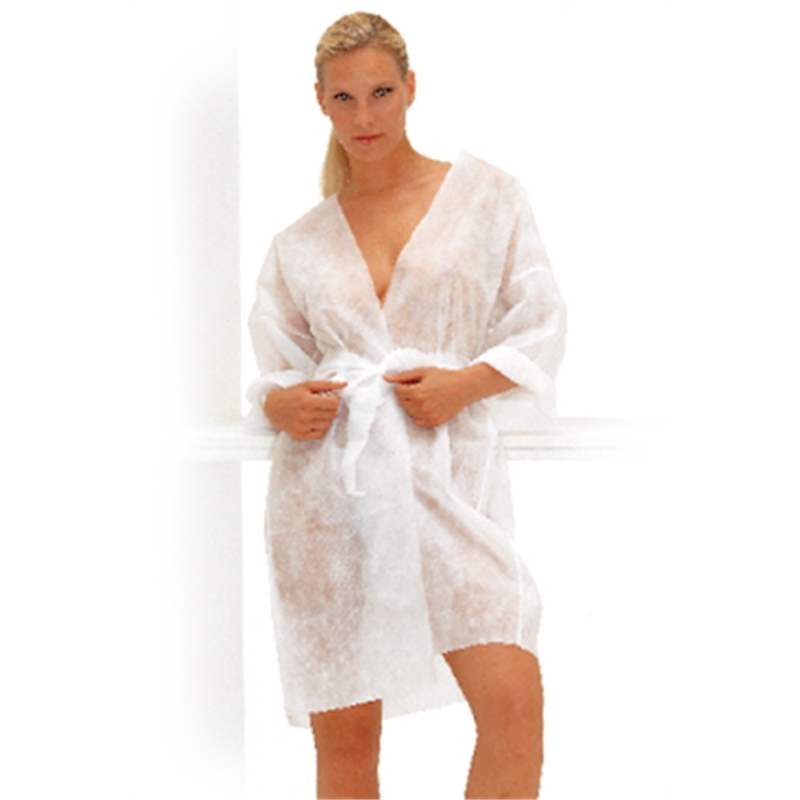 KIMONO MONOUSO TNT BIANCO GR.65 IMBUSTATO SING. CON TASCA E CINTA