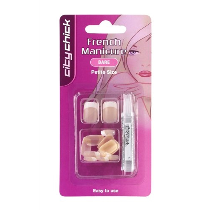FRENCH MANICURE 20 UNGHIE BEIGE SMALL CITY CHICK