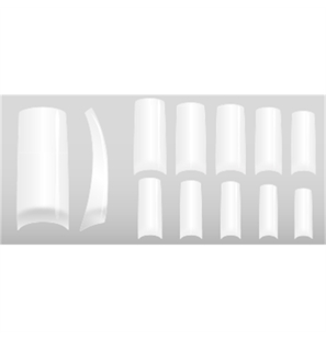 TIPS RICOSTRUZIONE OVERLAP ABS NATURALI SCALINO CORTO 100 PZ - 8032790850505-1 - 557203-N-1