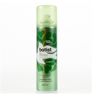 BATIST VERDE SHAMPOO A SECCO SENZA ACQUA 200 ML - 8004395155712-1 - 8004395155729-1