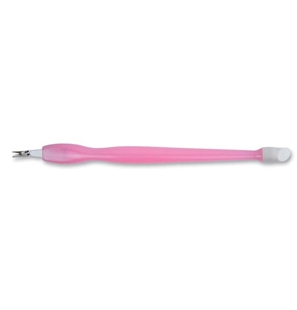 TAGLIA CUTICOLE CON SPINGIPELLE MANICO IN PLASTICA - TAGLCUTICSPINGPLAST-1 - TAGLCUTICSPINGPLAST-1