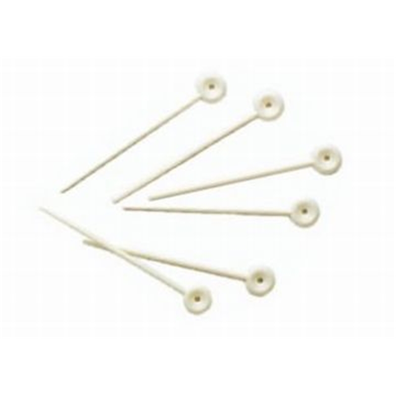 SPILLONI PER BIGODINI BIANCHI EXTRA CONF. 50PZ