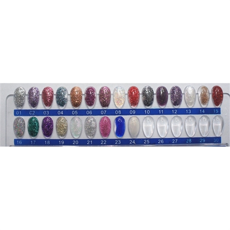 GEL GLITTER UV COLOR RICOSTRUZIONE UNGHIE 5 ML - GNGELGLITTER-1 - GNGELGLITTER-1