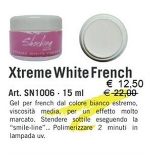 GEL UV XTREME WHITE FRENCH 15 ML SHOCKING