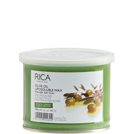 CERA DEPILATORIA OLIO D'OLIVA PER PELLI MOLTO SECCHE 400ML RICA - 8021515001605-1 - RICEROLIO400-1