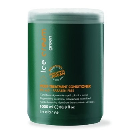 GREEN CONDIZIONANTE RIGENERANTE CAPELLI COLORATI E TRATTATI 1000 ML INEBRYA - 8033219168508-1 - INCONDRIG1000-1