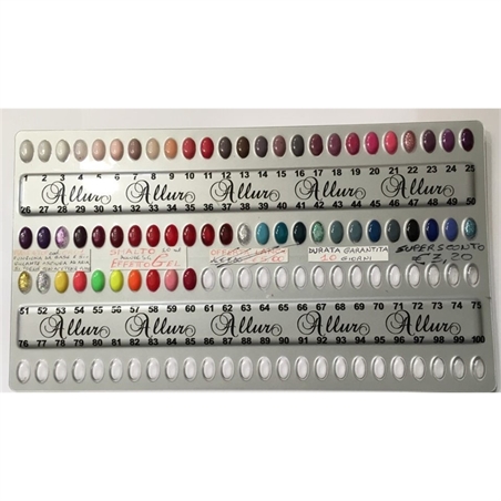 ALLURE SMALTO EFFETTO GEL SEMIPERMANENTE SENZA LAMPADA UV RICOSTRUZIONE UNGHIE 10 ML