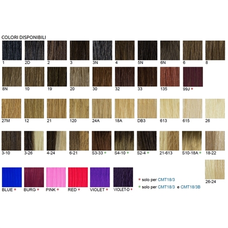 EXTENSION CAPELLI NATURALI CON CLIP 3 STRISCE LARGHE CM 15/16 LUNGHE CM 40/45