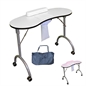 TAVOLO MANICURE PORTATILE DECORATO CON ASPIRATORE TAVOLO MANICURE PORTATILE DECORATO CON ASPIRATORE