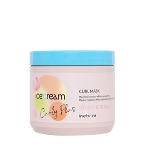INEBRYA CURLY PLUS MASCHERA IDRATANTE PER CAPELLI RICCI E MOSSI 500 ML - 8033219160380-1 - 20938-1