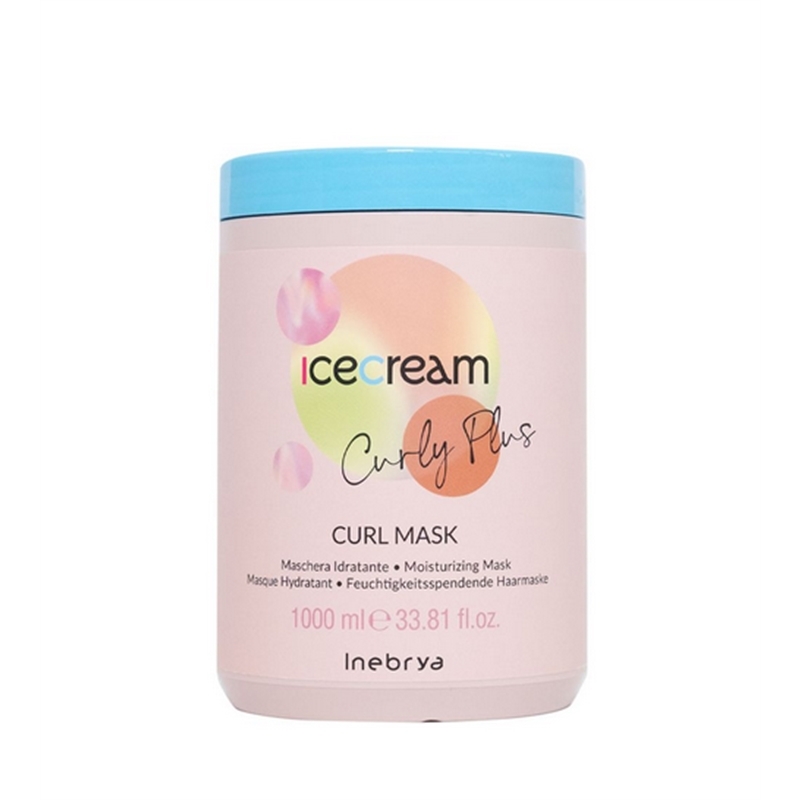 INEBRYA CURLY PLUS MASCHERA IDRATANTE PER CAPELLI RICCI E MOSSI 1000 ML