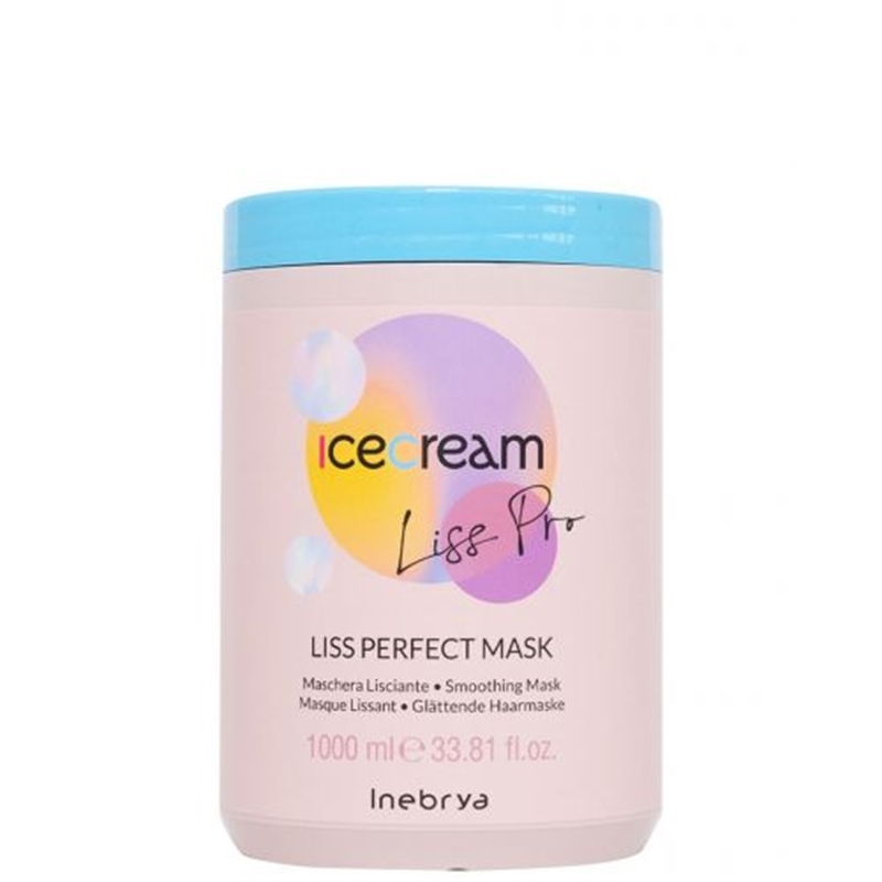 INEBRYA LISS PERFECT MASCHERA LISCIANTE PER CAPELLI RIBELLI E CRESPI 1000 ML