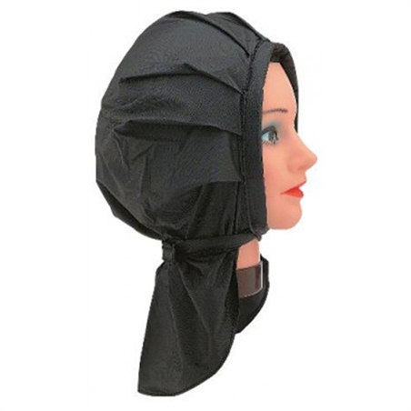 CUFFIA PERMANENTE IN PLASTICA NERA CON CHIUSURA A VELCRO - CUFFIANERA-1 - CUFFIANERA-1