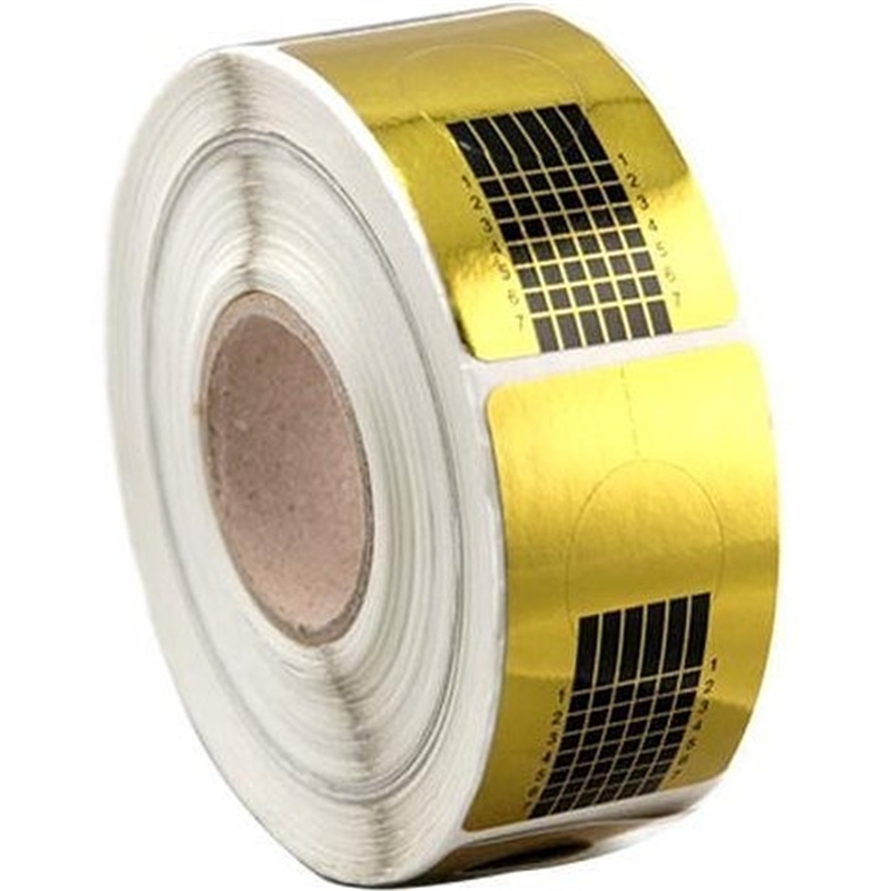 NAIL FORM ORO PER RICOSTRUZIONE UNGHIE 100PZ