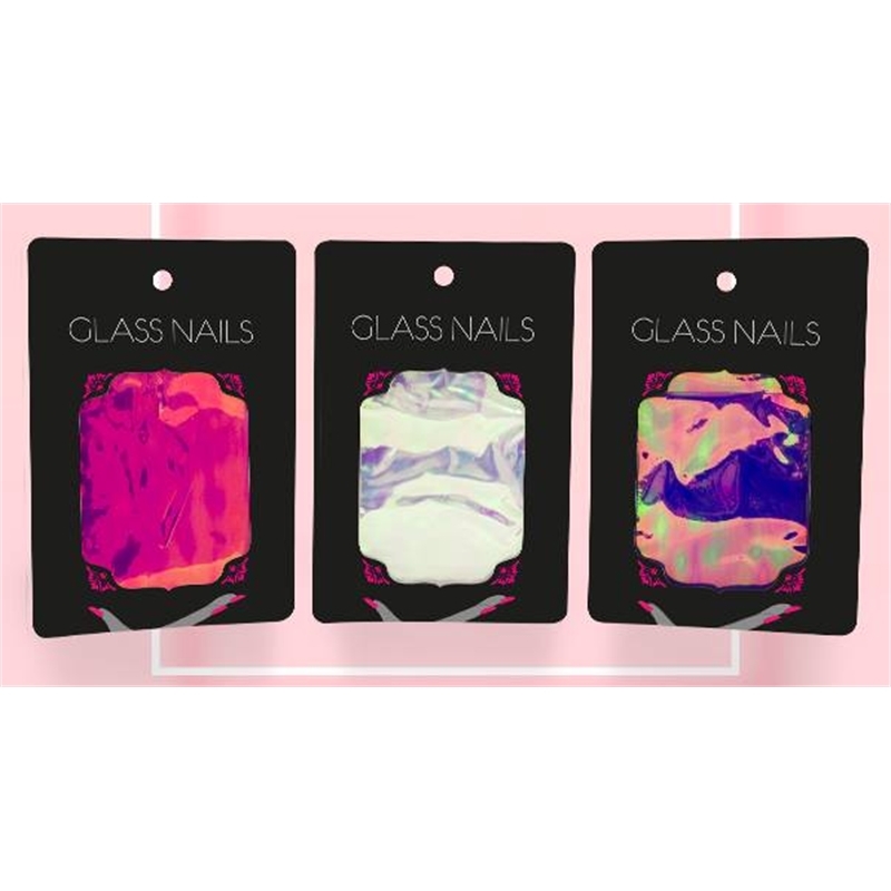 GLASS NAIL FOILS GOLDEN NAILS - GLASSNAILS-1 - GLASSNAILS-1