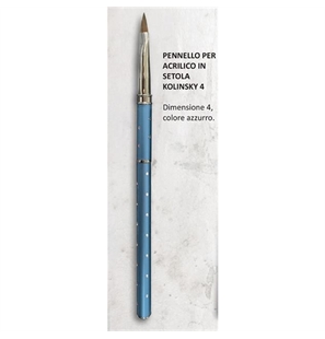 SHOCKING NAILS PENNELLO PER ACRILICO IN SETOLE DI KOLINSKY N.4 - SN4016-1 - SN4016-1