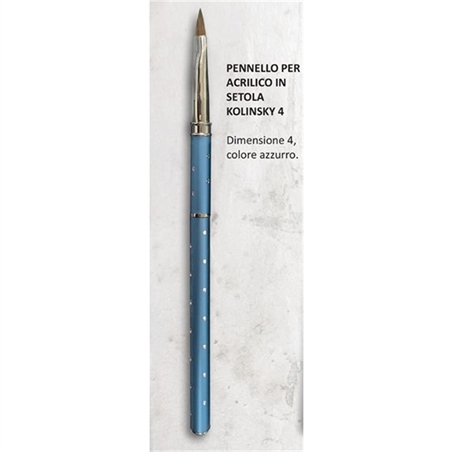 SHOCKING NAILS PENNELLO PER ACRILICO IN SETOLE DI KOLINSKY N.4 - SN4016-1 - SN4016-1