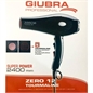 PHON PROFESSIONALE ZERO 12 IN TOURMALINE 2400W NERO GIUBRA PHON PROFESSIONALE ZERO 12 IN TOURMALINE 2400W NERO GIUBRA