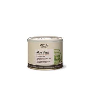RICA CERA DEPILATORIA ALOE VERA 400 ML - 8021515001582-1 - RICACERALOE400-1
