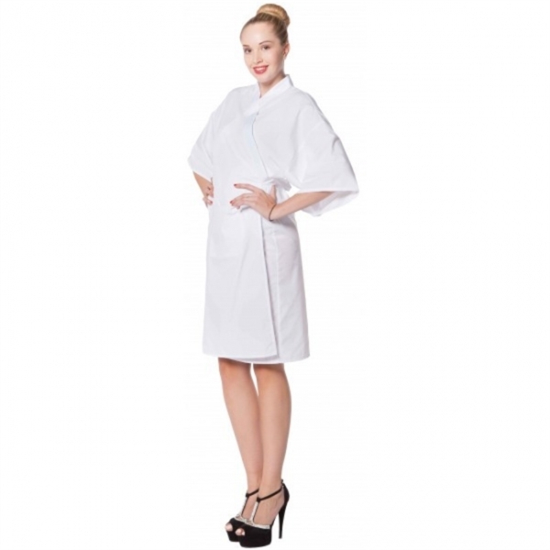 BALDARELLI CAMICE COTONE LUNGO -BIANCO