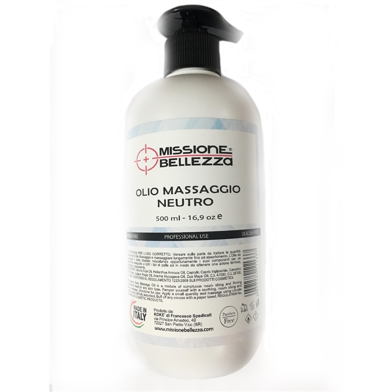 OLIO MASSAGGIO NEUTRO CANFORATO 500ML MB OLIO MASSAGGIO NEUTRO CANFORATO 500ML MB