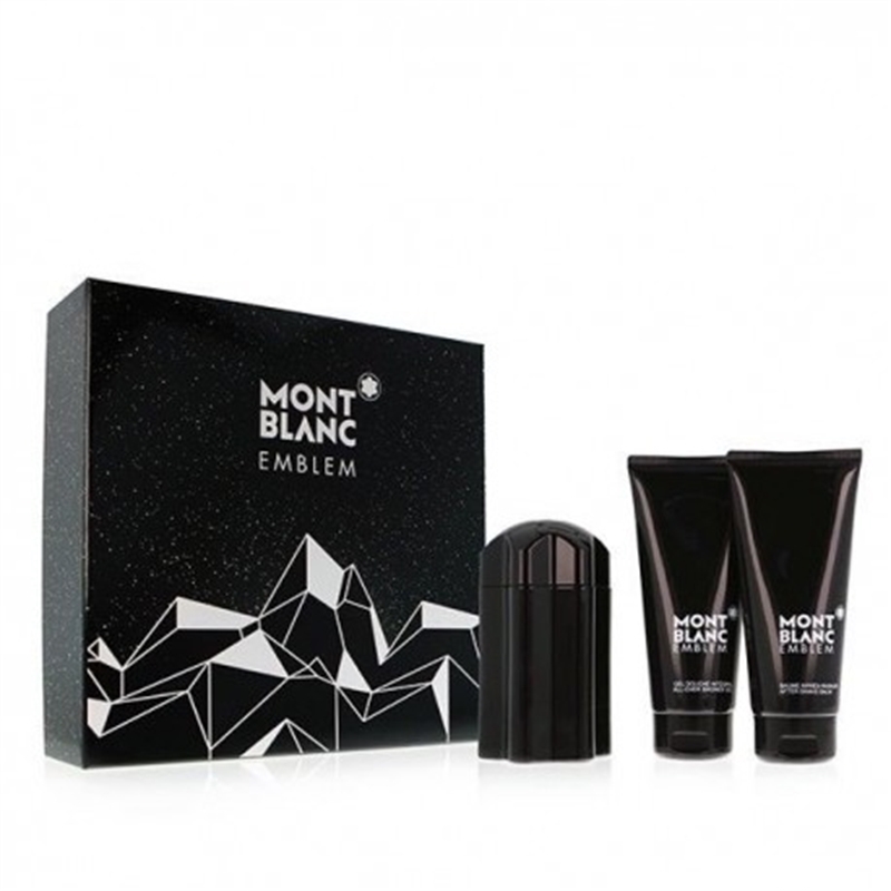 MONT BLANC EMBLEM COFFRET EDT 100 ML + S/G 100ML + A/S BALM 100ML