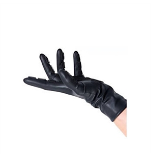 GUANTO SPECIALE IN SILICONE PER IL LISCIAGGIO E LA COLORAZIONE DEI CAPELLI 2 PZ - 0970010-1 - 5412058185908-1