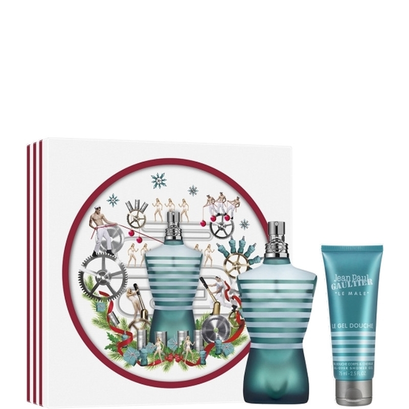COFFRET JEAN PAUL GAULTIER LE MALE UOMO EDT 75 ML + GEL DOCCIA 75ML