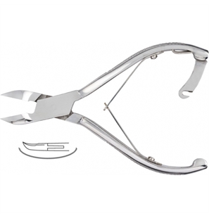TRONCHESE UNGHIE MANI PIEDI INCASSATA DOPPIA MOLLA CM 14 - 8034135959935-1 - TRONCUNGPIEDCURV20MM14CM-1