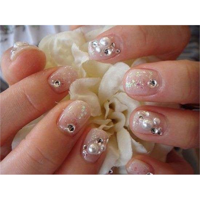 UNGHIE FINTE DECORATE MANI 24 UNGHIE, UNA COLLA
