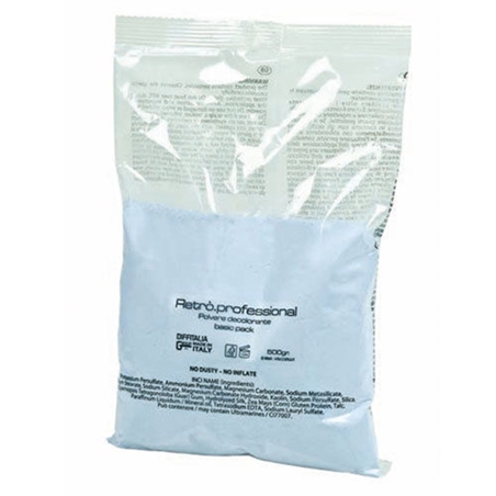 RETRO' BASIC DECOLORANTE BLU ANTIGIALLO PLATIN SHINE RICARICA IN BUSTA 500GR - rtdeco-1 - RTDECBASIC500-1