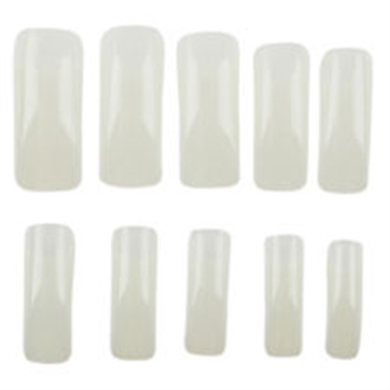 KIT 40 UNGHIA FINTE SQUARE + COLLA