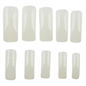 KIT 40 UNGHIA FINTE SQUARE + COLLA