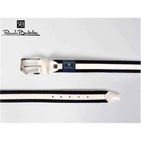 CINTA UOMO RENATO BALESTRA COL.BLU/BIANCO - 8003912181524-1 - RBCNOZ115/35RBB+-1